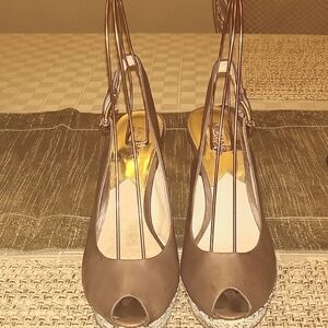Michael Kors Platform Slingback Heels Size 8.5